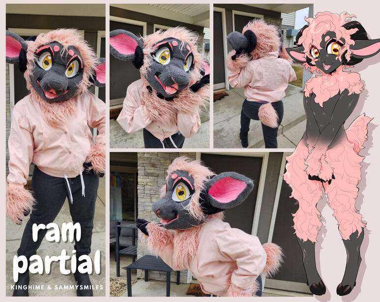 Premade; Collab Kinghime (head, design), Sammy Smiles Co (hands, tail)